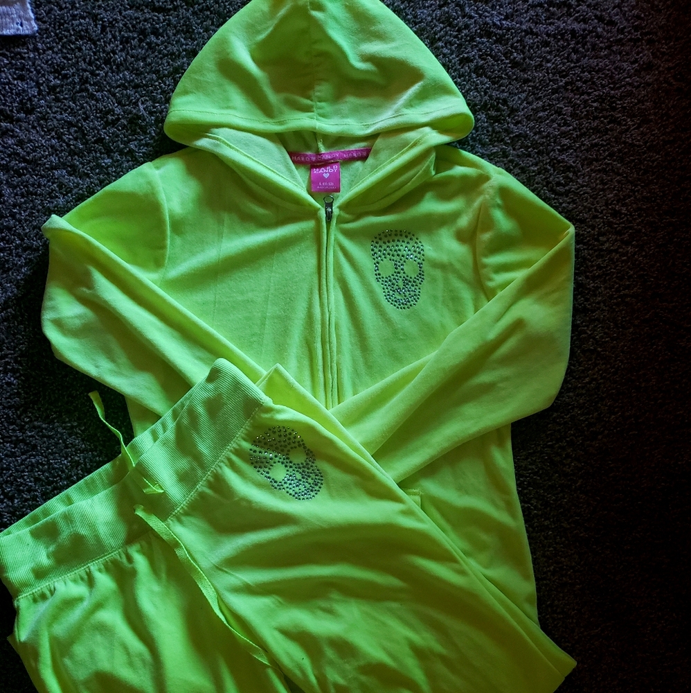 Hard candy sweat suit